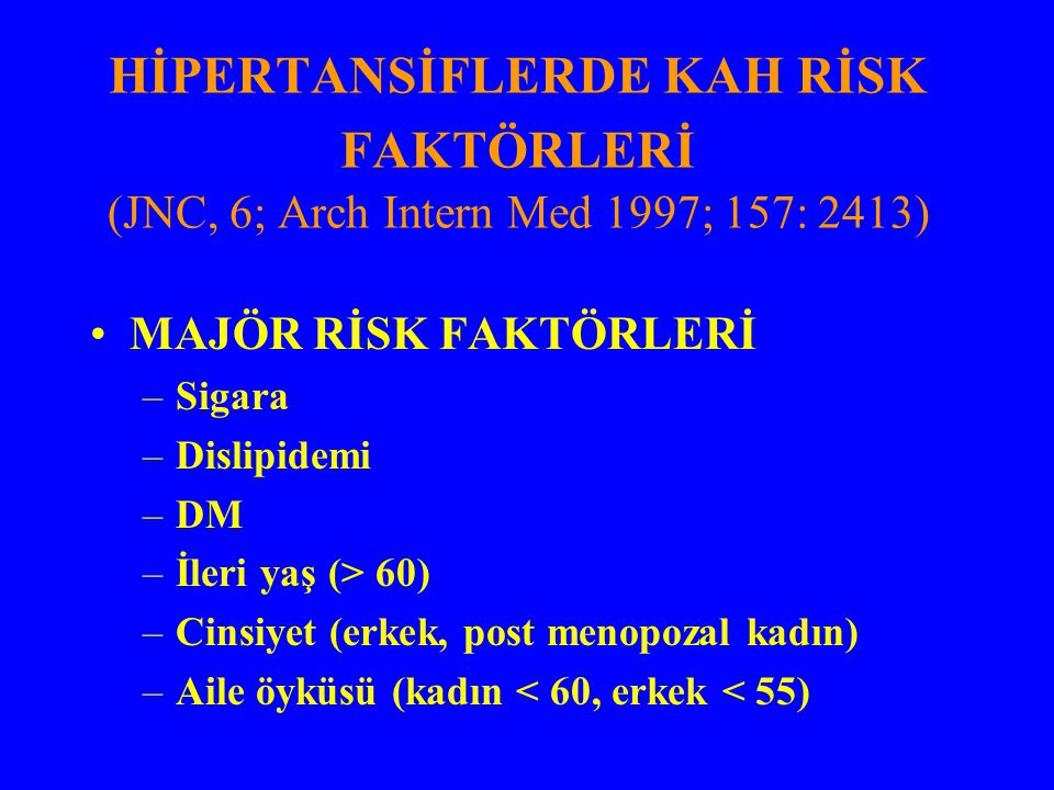 MULTİPL RİSK FAKTÖRLERİ ppt indir